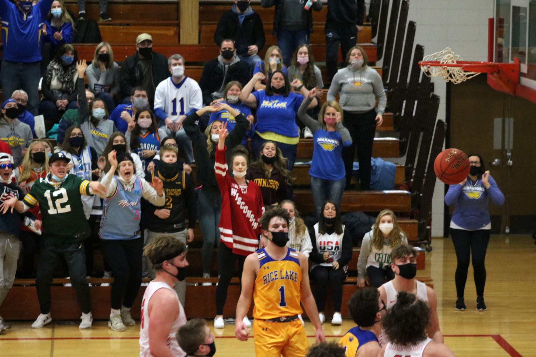Rice Lake boys basketball at Medford 2-25-21